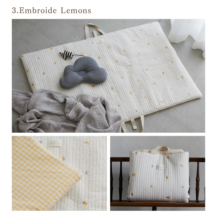 お昼寝マット | mela-B メラビー ナップマット | プレイマット ベビーマット イブルマット 保育園 韓国製 お昼寝布団 持ち運び 洗える 出産祝い 出産準備 |  | 06