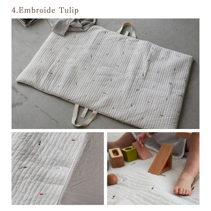 お昼寝マット | mela-B メラビー ナップマット | プレイマット ベビーマット イブルマット 保育園 韓国製 お昼寝布団 持ち運び 洗える 出産祝い 出産準備 |  | 03