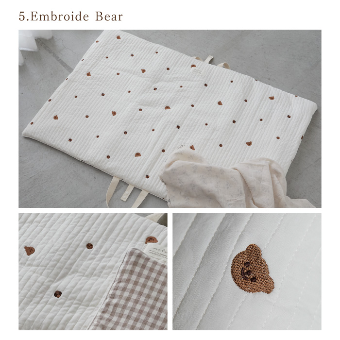 お昼寝マット | mela-B メラビー ナップマット | プレイマット ベビーマット イブルマット 保育園 韓国製 お昼寝布団 持ち運び 洗える 出産祝い 出産準備 |  | 04