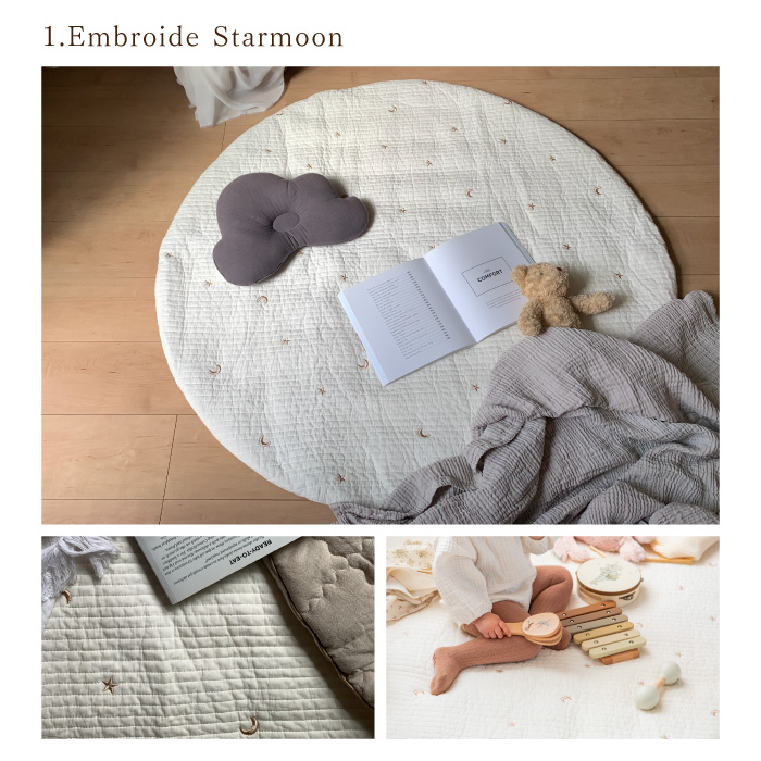 サニーマット ラウンドマット お昼寝マット イブルマット |  mela-B メラビー ラグ マット プレイマット ベビーマット |  | 01