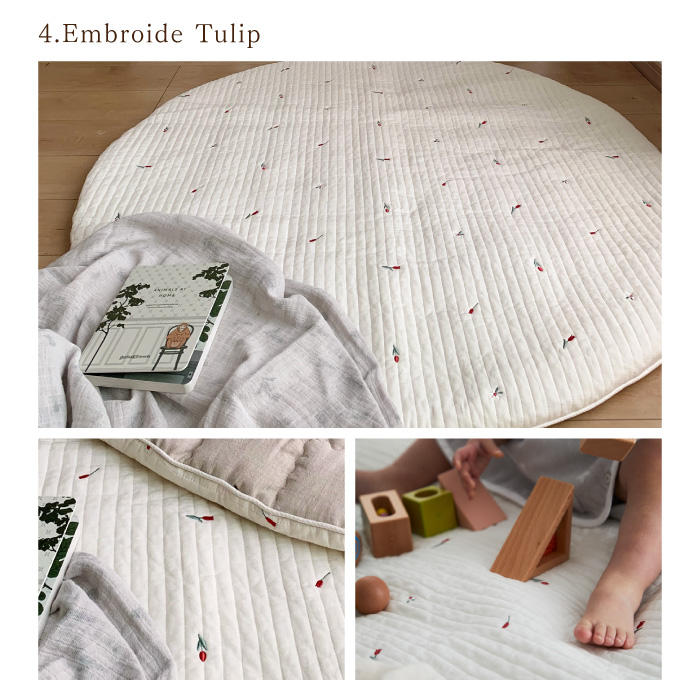 サニーマット ラウンドマット お昼寝マット イブルマット |  mela-B メラビー ラグ マット プレイマット ベビーマット |  | 04