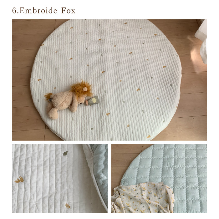 サニーマット ラウンドマット お昼寝マット イブルマット |  mela-B メラビー ラグ マット プレイマット ベビーマット |  | 06