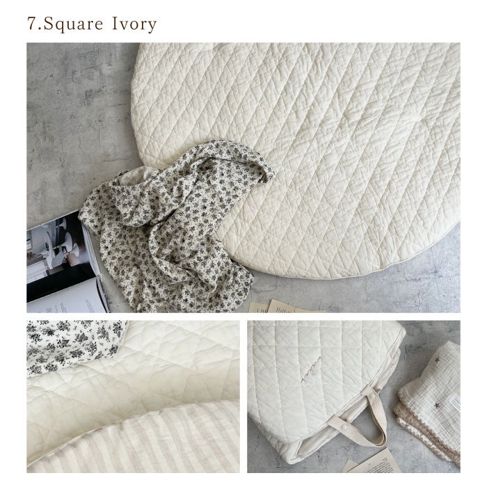 サニーマット ラウンドマット お昼寝マット イブルマット |  mela-B メラビー ラグ マット プレイマット ベビーマット |  | 07