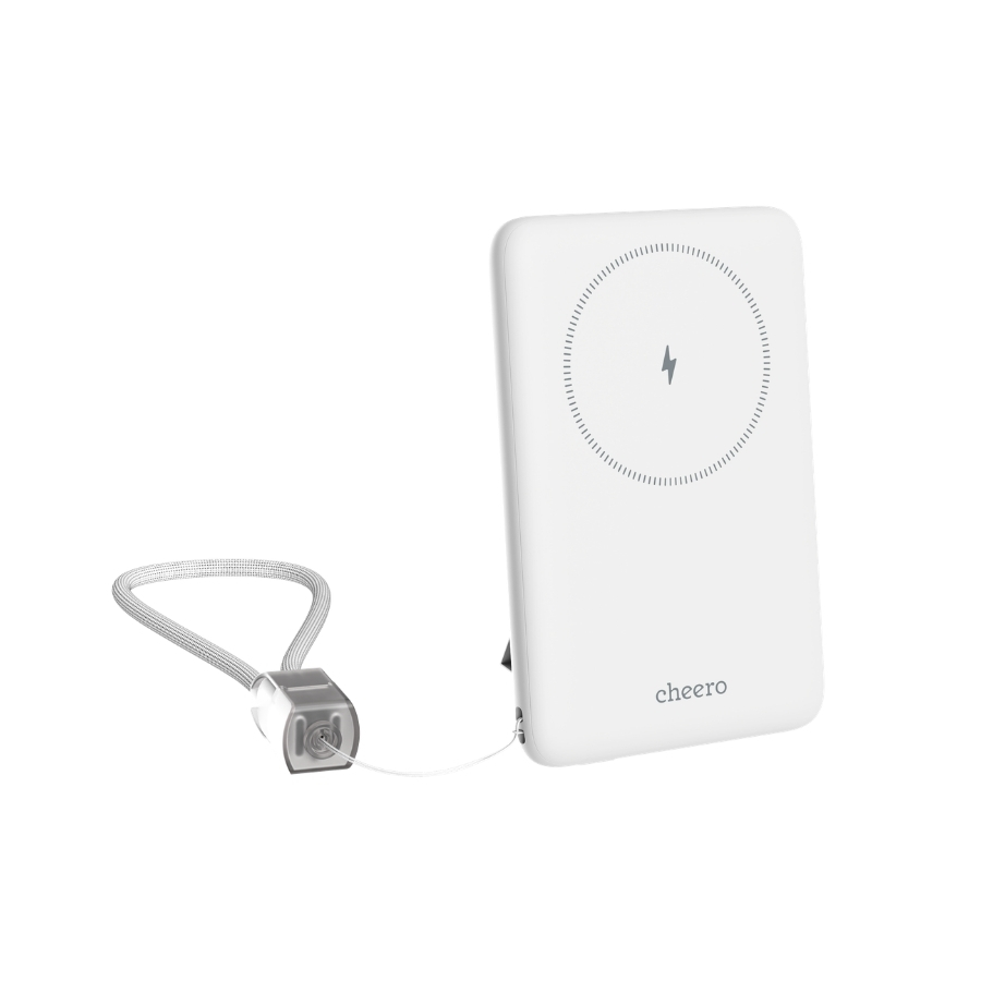 cheero（チーロ） モバイルバッテリー 準固体電池 ワイヤレス充電
