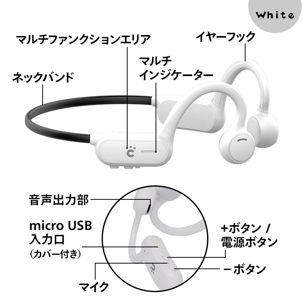 ワイヤレスイヤホン Bluetooth ブルートゥース iPhone Android 子供