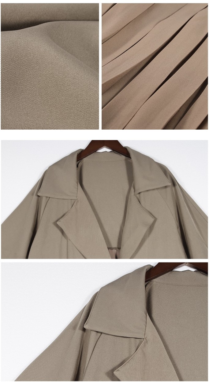 Ameri（アメリ）の「VARIOUS BACK PLEATS TRENCH（トレンチ
