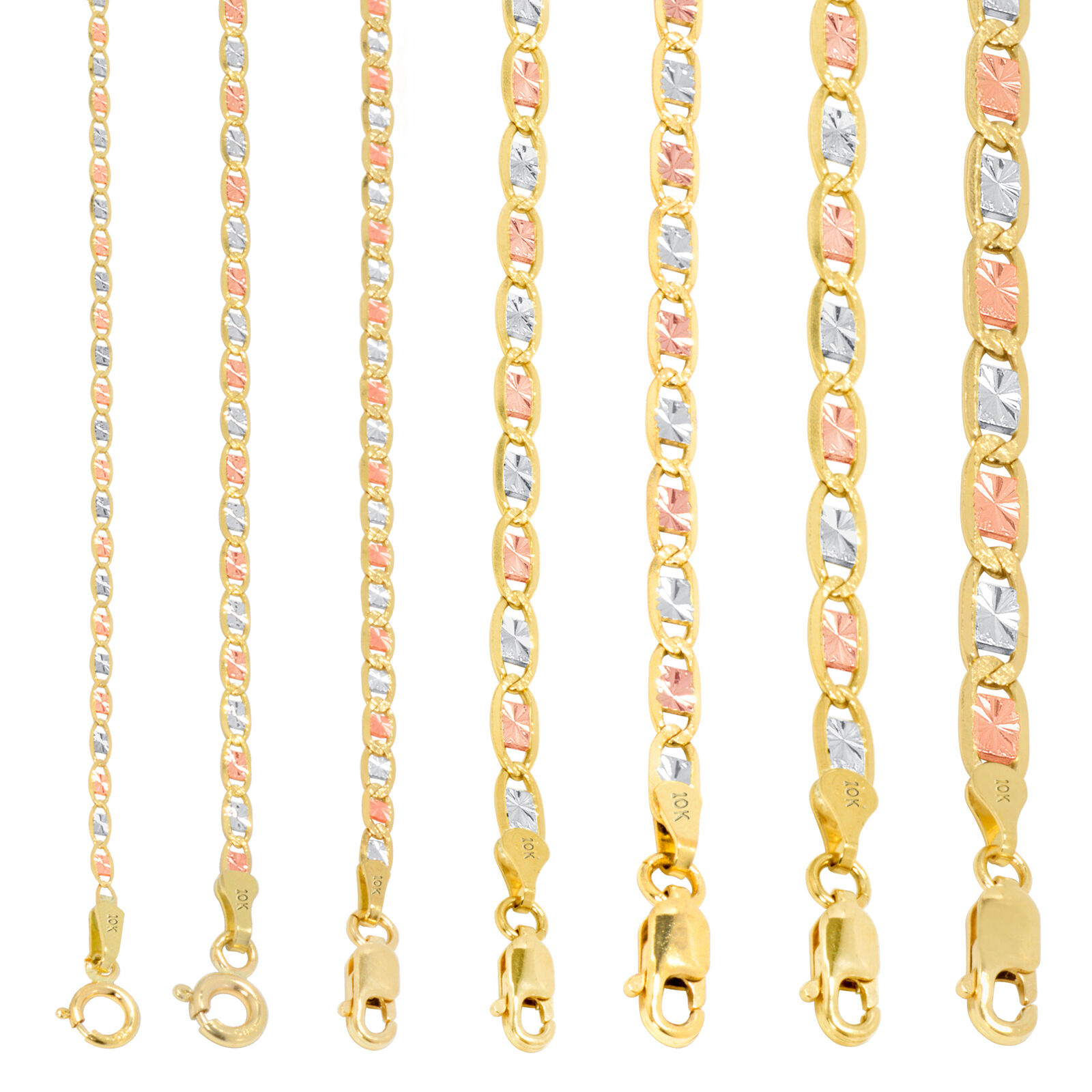 【タイムセール】 10K トリカラー ゴールド アンカー チェーン ネックレス 約3mm 約66cm ネックレス ブレスレット JOERODEO 【JSB2451960989】(89623円)