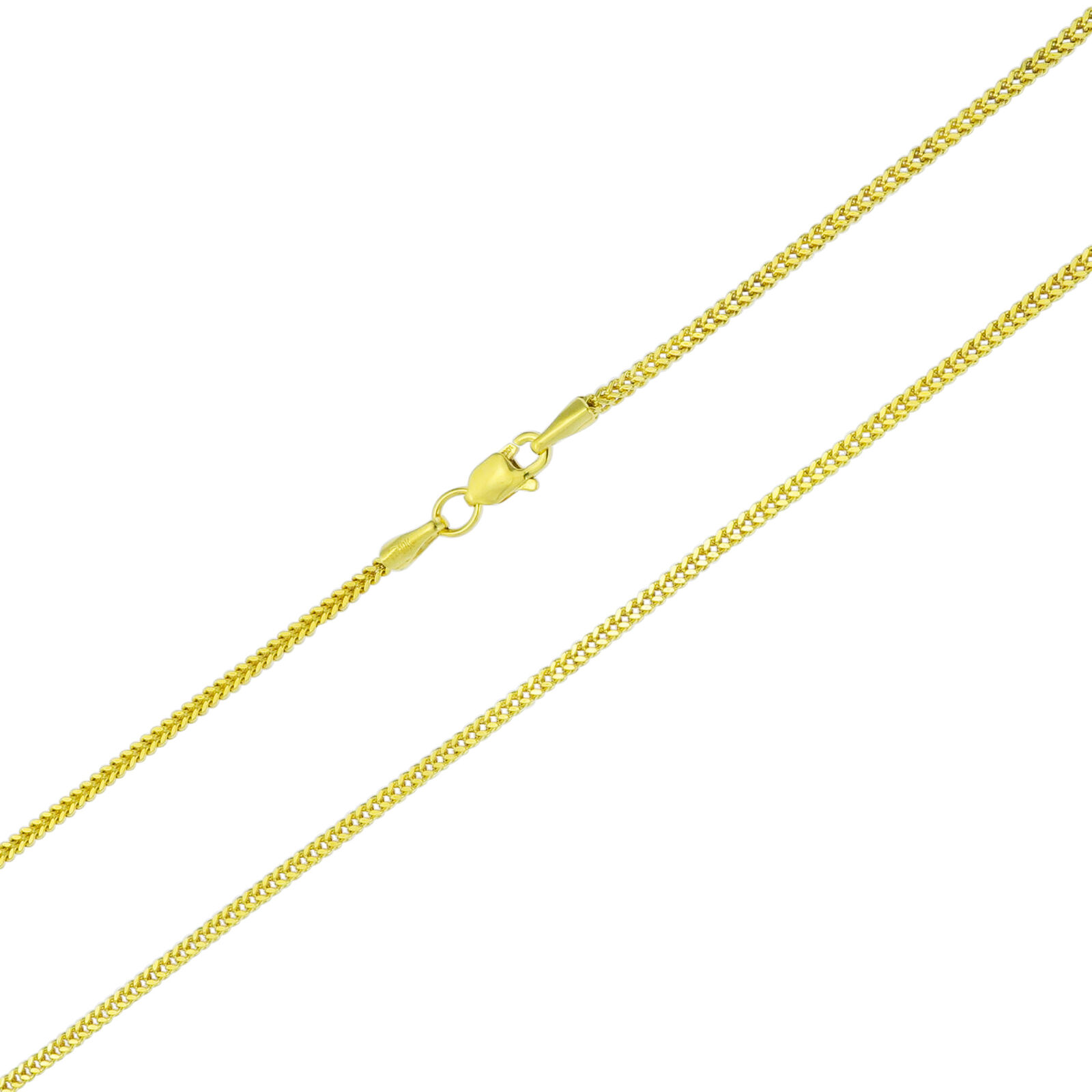 10K イエロー ゴールド 約1.5mm 約56cm ネックレス ロープ チェーン ペンダントのサムネイル