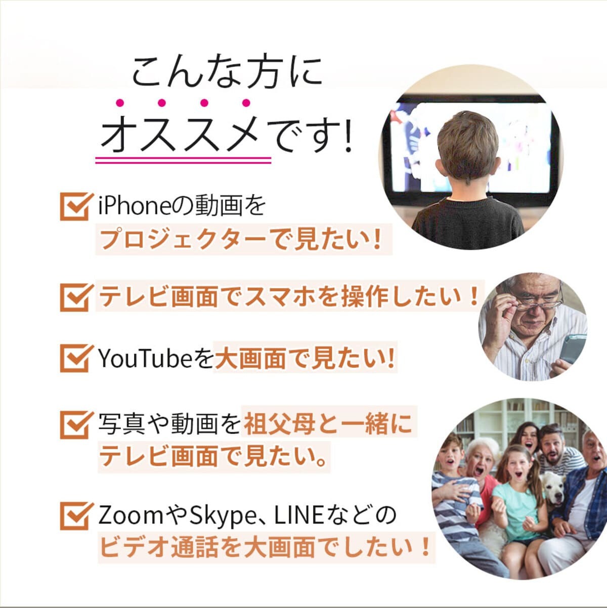 iPhone HDMI 変換ケーブル 変換アダプター テレビ 接続 ミラーリング iPad hdmi 変換ケーブル テレビ 接続 5ポート
