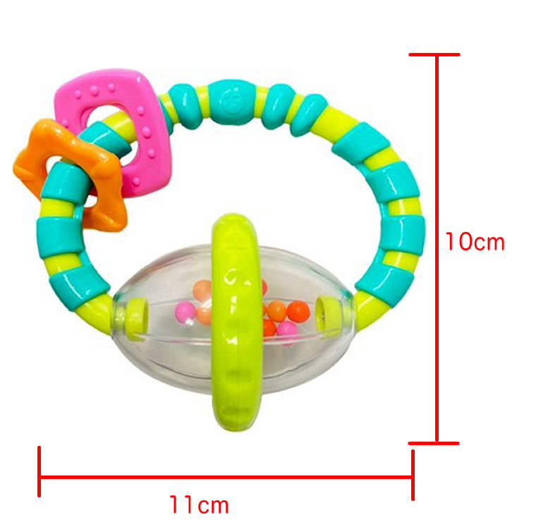 グラブ＆スピン】 ラトル 歯がため おもちゃ 赤ちゃん Bright Starts
