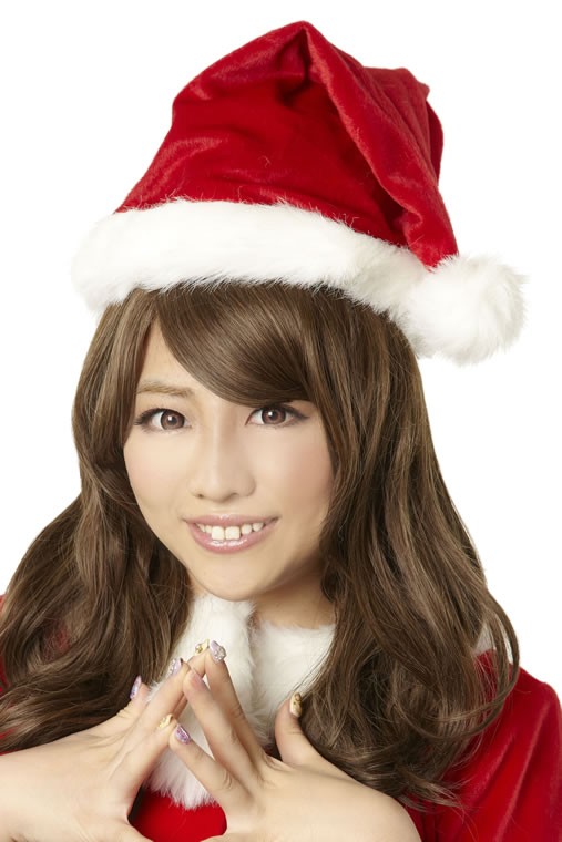 クリスマス サンタ コスチューム 大人用 。サンタ帽子（レッド