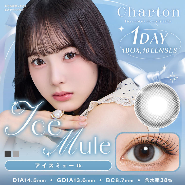 カラコン ワンデー 1箱10枚 シャルトン Charton 度あり 度なし ナチュラル 通勤 通学 ハーフ顔 盛れ顔 子猫 魅力 甘め かわいい瞳 爆買 |  | 23