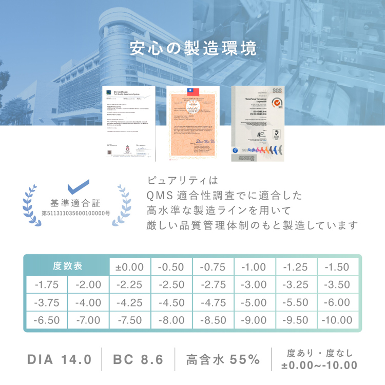 カラコン ワンデー 1箱10枚 ナチュラル Purity ピュアリティ コンタクトレンズ 度あり 度付き サークルレンズ 自然 裸眼風 こっそり盛れる 大人 30代 40代 爆買 | Purity | 21