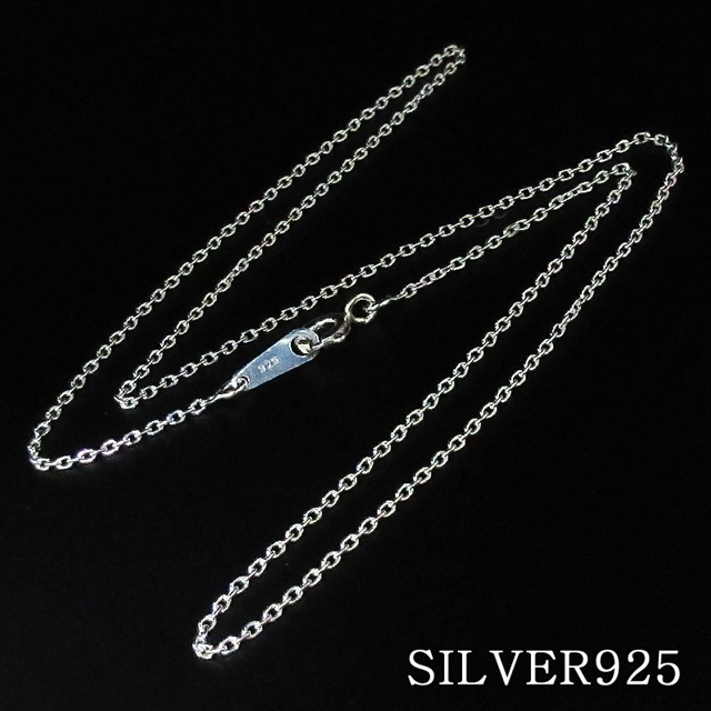 レディース 細め ネックレスチェーン シルバー925 純銀 SILVER925