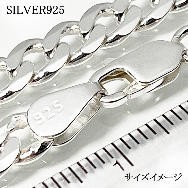 本物SILVER925 喜平チェーン 50cm 極太 幅約5.4mm 6面カット-