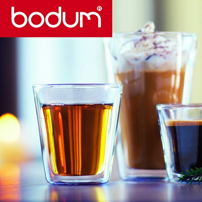 ボダム bodum グラス カンティーン ダブルウォールグラス 200ml (6個セット) ギフト に最適 :410592680:チェリーベル  Yahoo!店 - 通販 - Yahoo!ショッピング