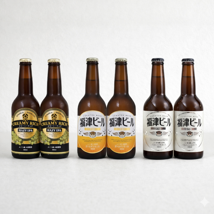 クラフトビール ビール 3種セット×2（計6本） 福津ビール GOLDEN