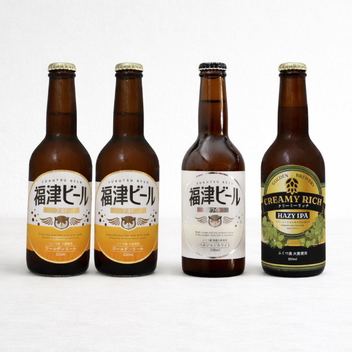 クラフトビール ビール 3種セット×2（計6本） 福津ビール GOLDEN