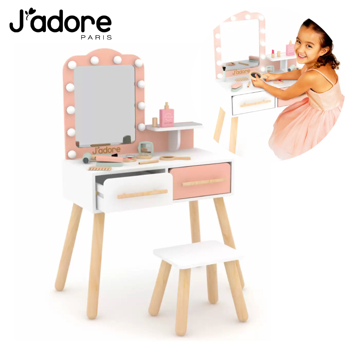 お化粧セット お化粧台 メイクセット キッズ メイク ボックス <br