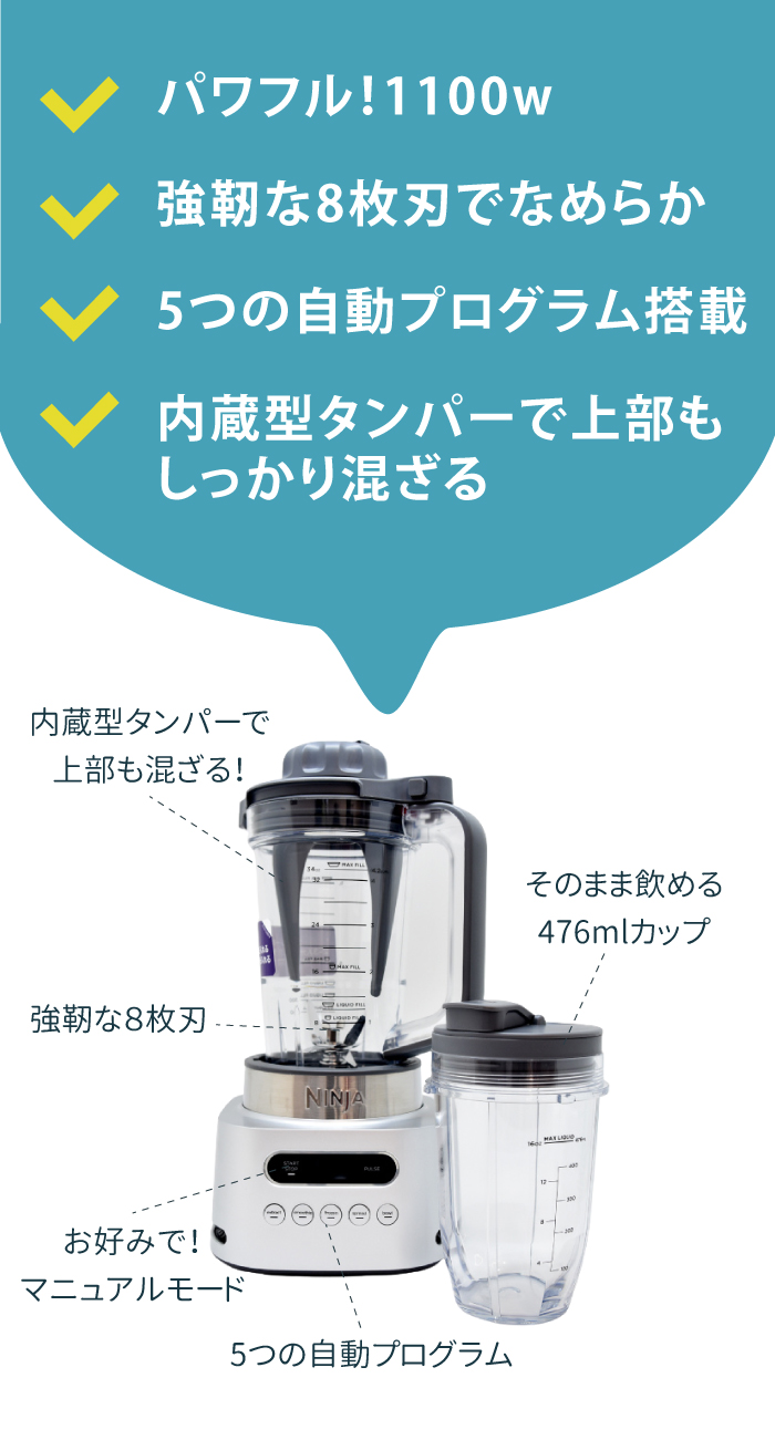 Ninja（Shark） ニンジャ NINJA ツイスティー ミキサー Twisti