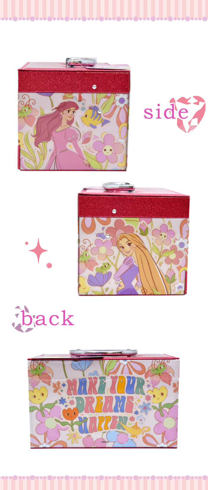 ディズニープリンセス】メイクセット キッズ メイク ボックス