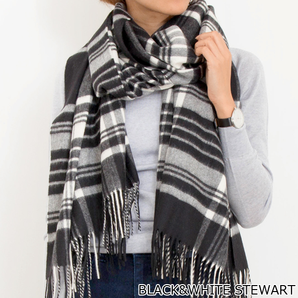 ジョンストンズ JOHNSTONS カシミア大判ストール（カシミヤ） CASHMERE TARTAN STOLE WA000056 WA56｜chgardens｜08