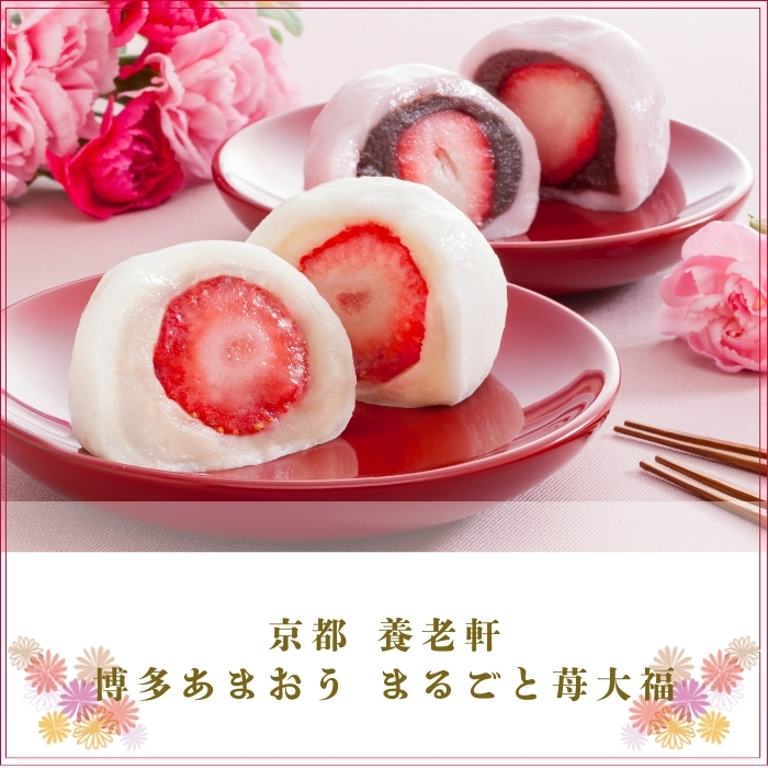 京都 養老軒 博多あまおう まるごと苺大福