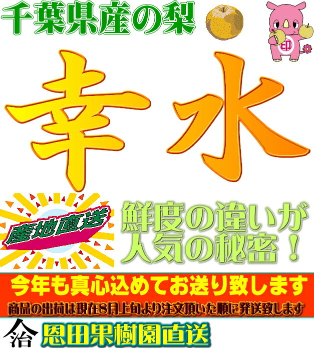 幸水 こうすい 梨 千葉