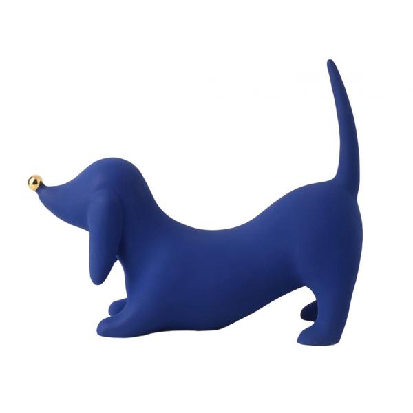 ダックスフント犬の彫刻ダックスフント像家具ミニチュア犬像犬動物像寝室キャビネットナイトスタンド｜chibi-maruya｜02