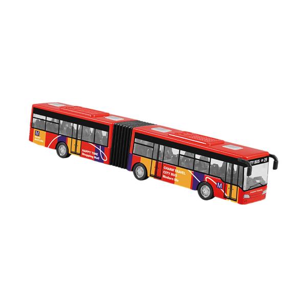 シミュレーション交通バスモデル、合金プルバックバス、コレクションパーティーの記念品、ロールプレイ用の2セクション連結バスおもちゃ｜chibi-maruya｜03