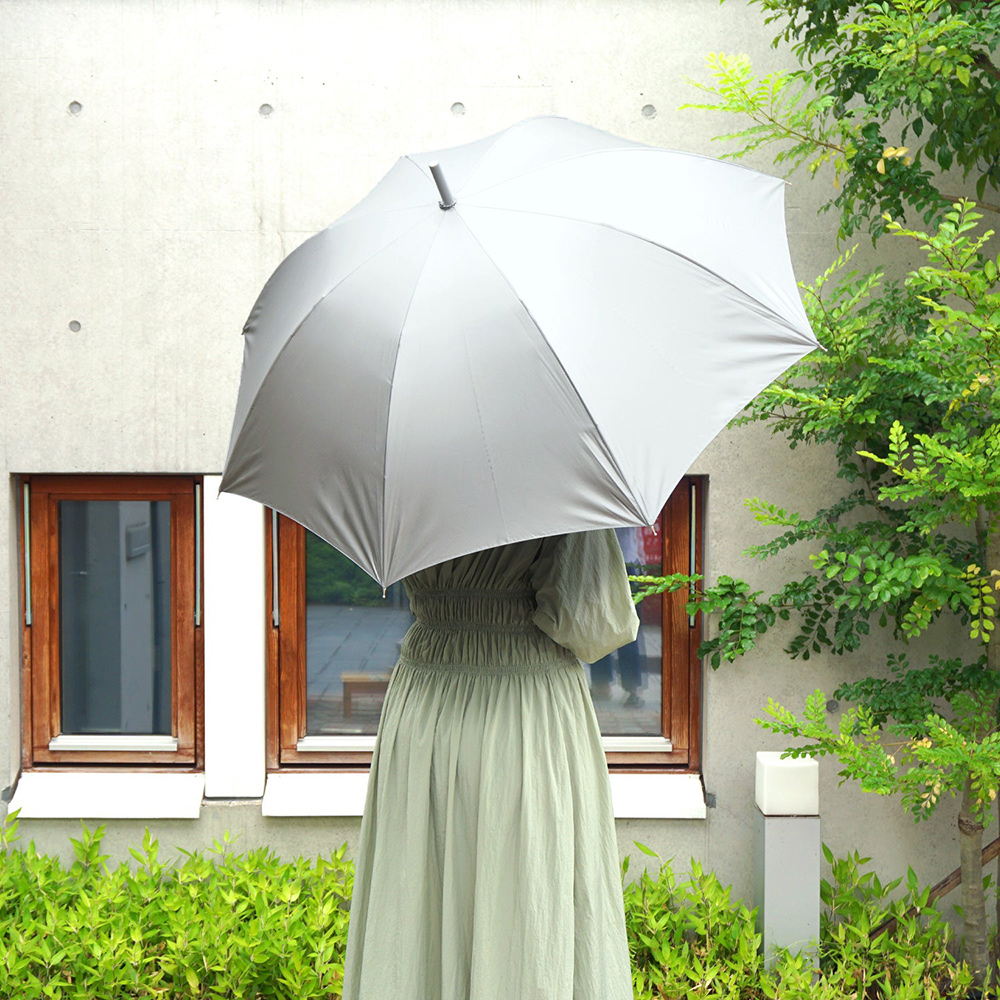 Waterfront（ウォーターフロント） 日傘 完全遮光 長傘 晴雨兼用 傘