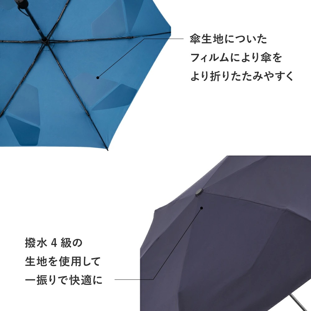 クイックシャット自動開閉折りたたみ傘