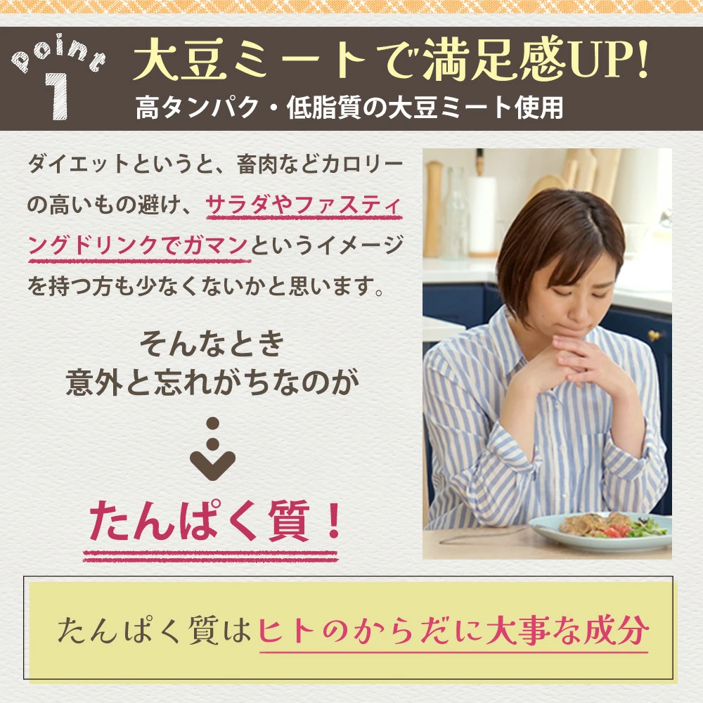 プロテイン スープ 大豆ミート たんぱく質 置き換え 個包装 インスタント ダイエット 応援 7種 各200cc分×14袋 ちこり村 お試し商品 ポイント利用 関連画像5