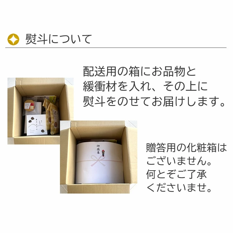 熨斗対応について・化粧箱なし