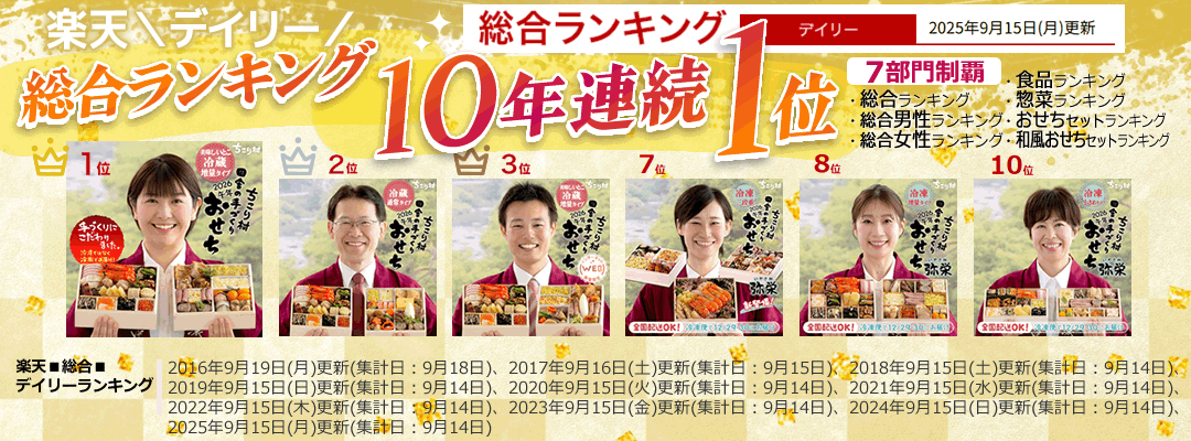 １０年連続１位獲得！