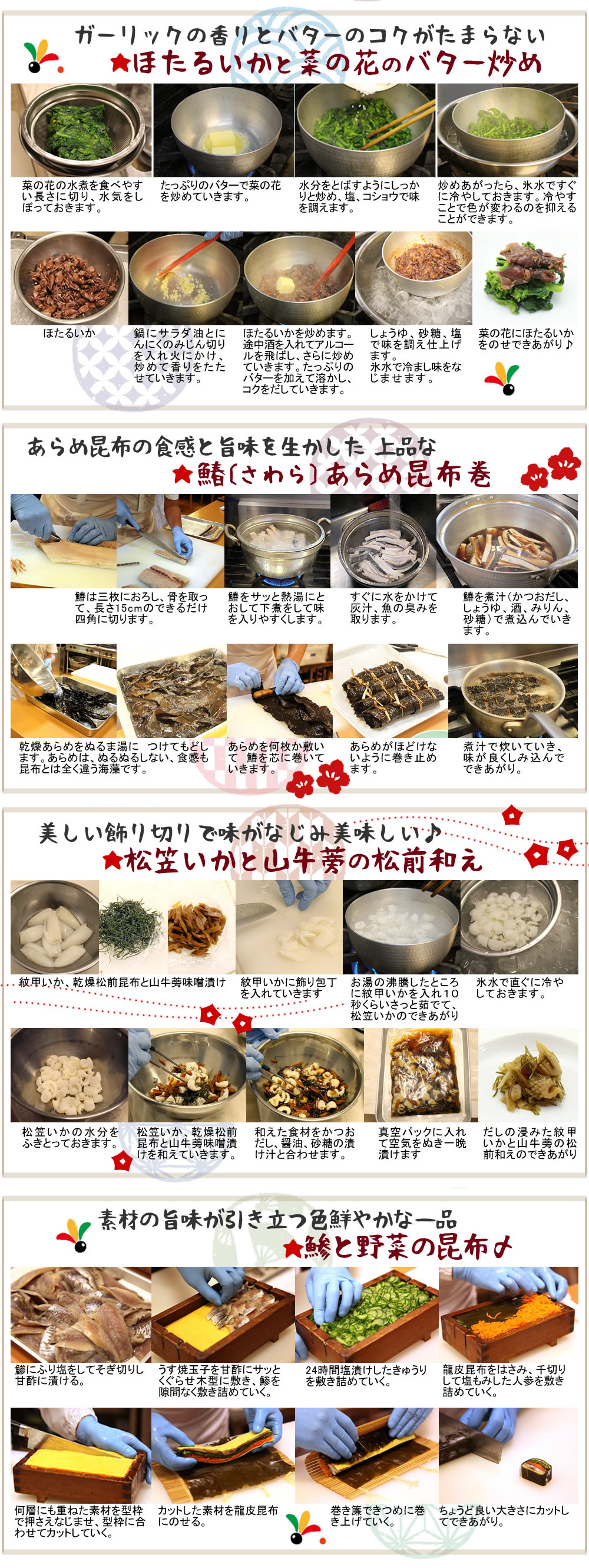 27いやさか＊メニュー作り方