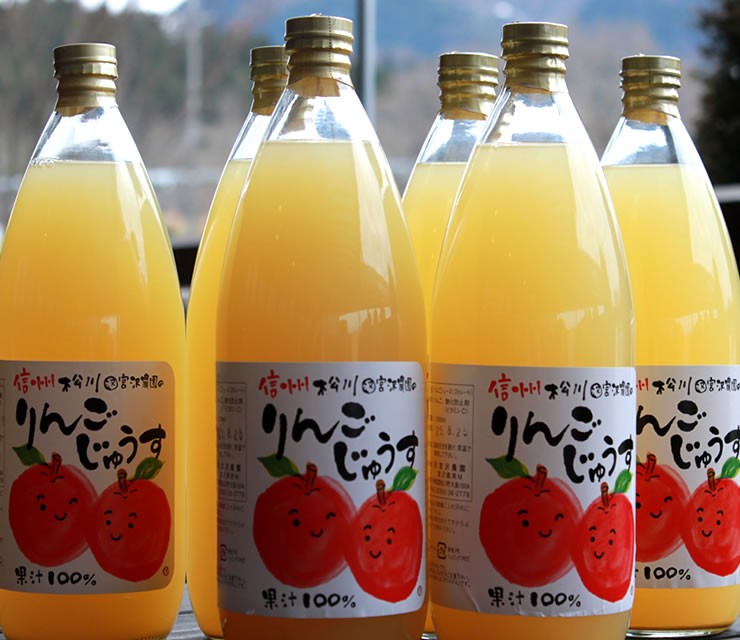 りんごジュース アップルジュース アップル100％