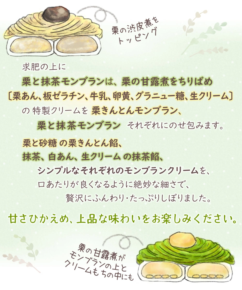 父の日 スイーツ プレゼント 50代 60代 70代 80代 モンブラン ギフト 栗きんとん 栗 抹茶 誕生日 中津川 ちこり村 食べ物｜chicory｜09