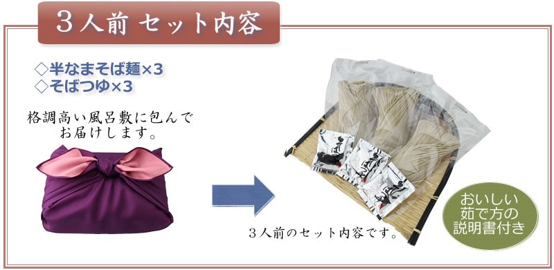 そば3人前セット内容