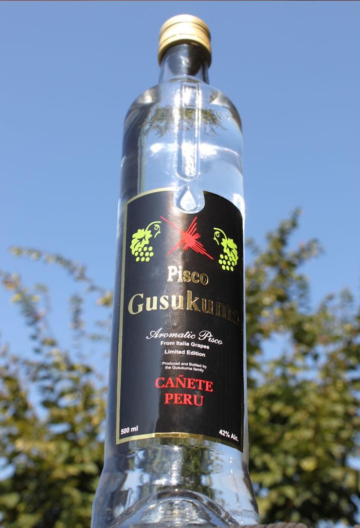 ピスコ グスクマ お酒 ペルー産葡萄蒸留酒 500ml×1本 化粧箱入り 伝統 