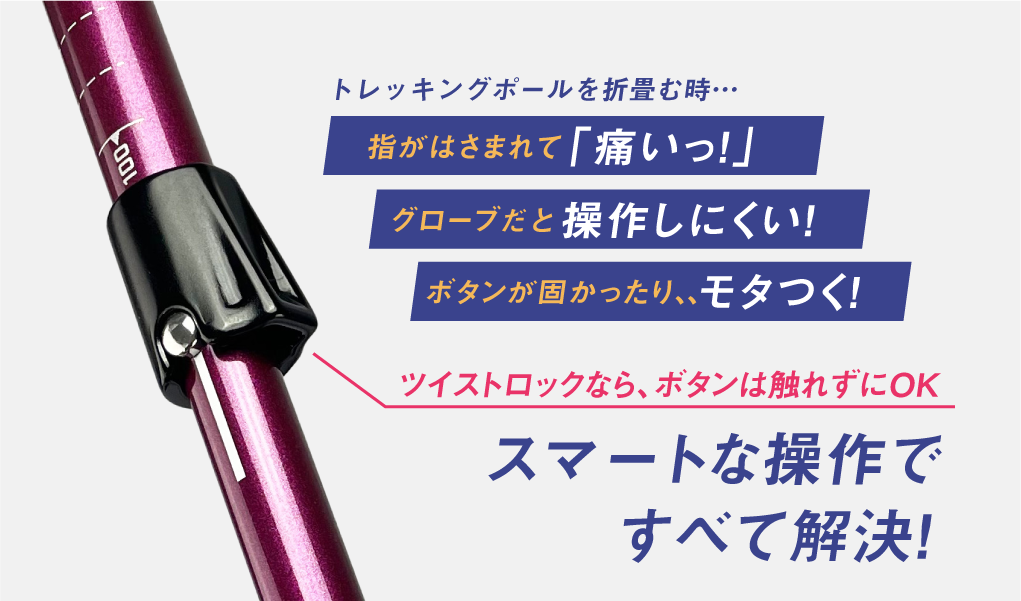 SINANO シナノ トレッキングポール 折りたたみ 2本セット 登山