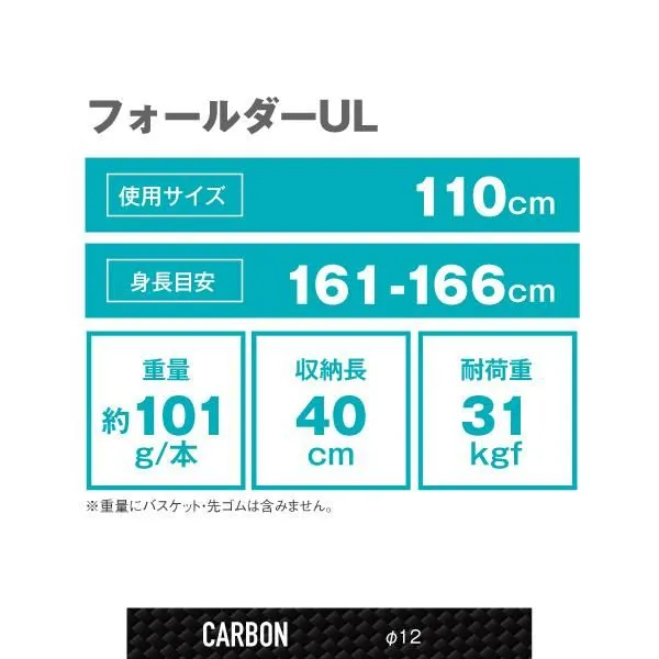 シナノ トレッキングポール フォールダーUL 超軽量 99g 固定長 カーボン SINANO 登山 ストック ULハイク 折りたたみ UL-LOCK 2026新作_2