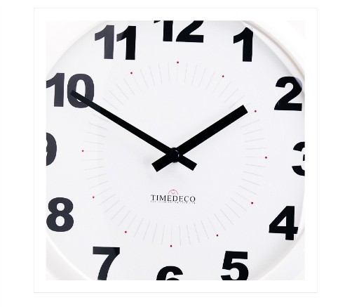 両面電波時計 両面時計 Morden Double Clock  A5(WH) 知慧工房 両面電波時計 両面時計 Morden Double Clock A7(WH