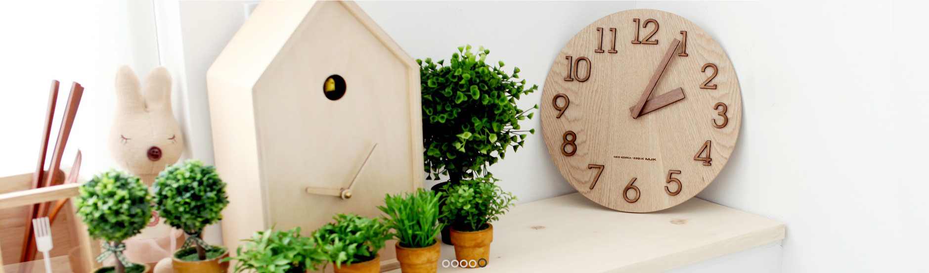 両面電波時計 アンティークローズ おしゃれな 低騷音 インテリア 電波時計 Morden Retro Round Corner Clock (Black&Red) コーナー両面