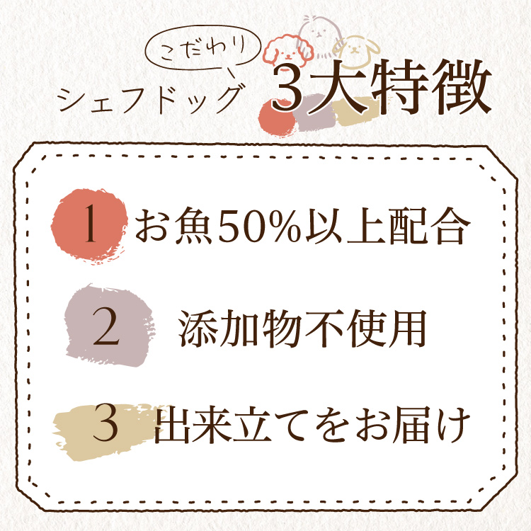 CHEFDOG シェフドッグ ドッグフード 大容量 業務用 ブリーダーパック 2.1kg×11袋 23.1kg フィッシュ | CHEFDOG | 13