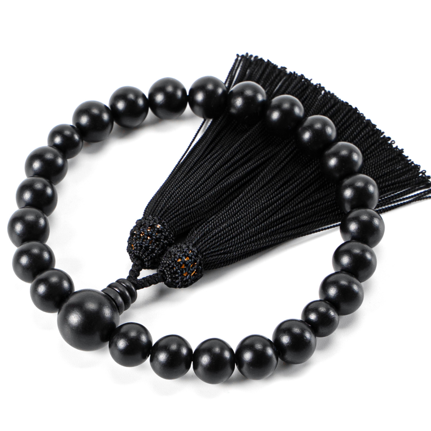 数珠 男性用 葬儀 京都伝統工芸品 京念珠 全ての宗派で 男性数珠 葬式