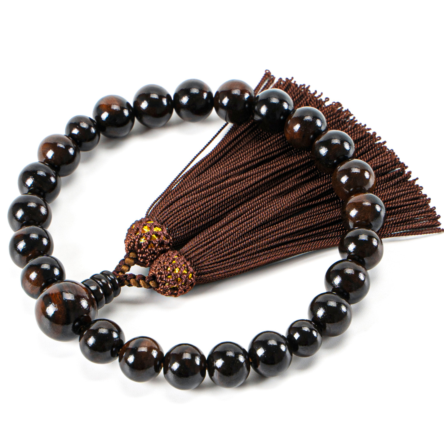 数珠 男性用 葬儀 京都伝統工芸品 京念珠 全ての宗派で 男性数珠 葬式