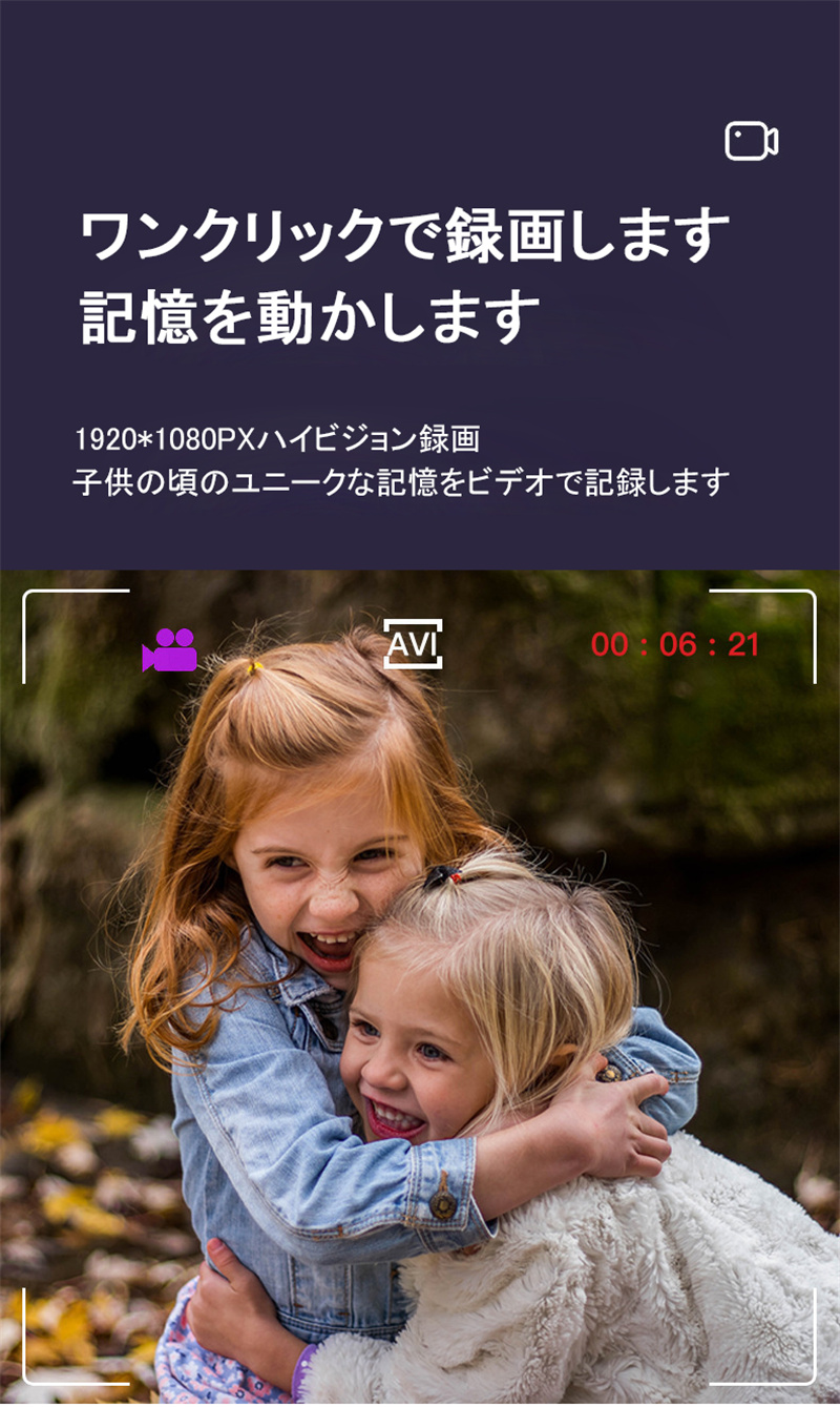 子供カメラ トイカメラ キッズカメラ デュアルカメラ ミニカメラ 前後2000万画素 32GB SDカード付き パズルゲーム付き 撮影 ビデオ プレゼント｜chihiro1-store｜10