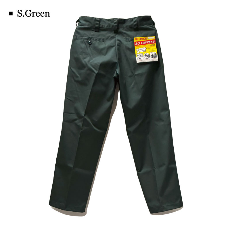 BIG MIKE（ビッグマイク） チノパン チノトラウザー ワークパンツ TC