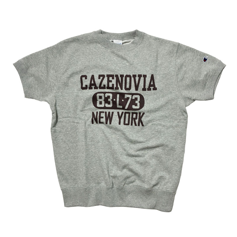 Champion Marquetteカレッジプリント クルーネック スウェットシャツ Champion（チャンピオン） 半袖スウェットシャツ スウェットTシャツ